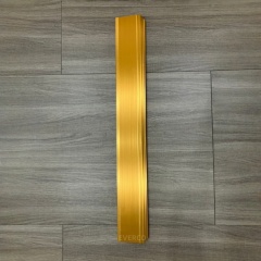 Gold Straight Aluminum Edge for Screw Lock Dance Floor Panels,EVERCO-Screw-Lock/Cam-Lock/Waterproof Portable Dance Floor for Rental Company Outdoor Indoor Wedding Hotel Events,Gold Straight Aluminum Edge for Screw Lock Dance Floor