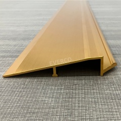 Gold Straight Aluminum Edge for Screw Lock Dance Floor Panels,EVERCO-Screw-Lock/Cam-Lock/Waterproof Portable Dance Floor for Rental Company Outdoor Indoor Wedding Hotel Events,Gold Straight Aluminum Edge for Screw Lock Dance Floor