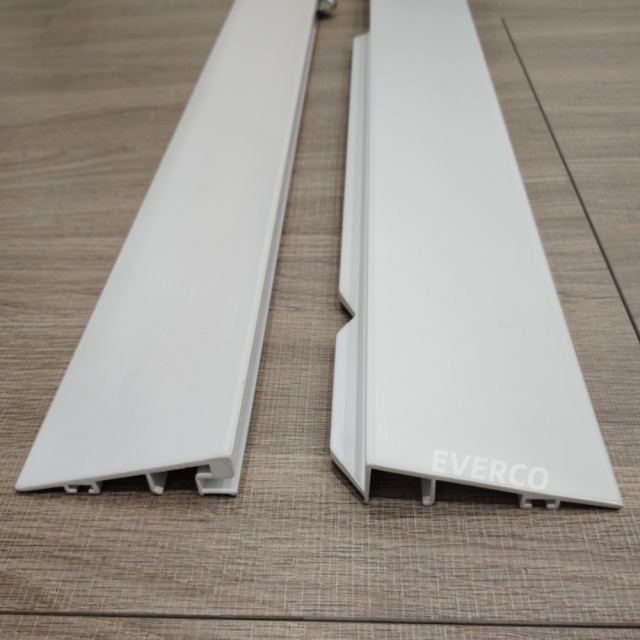 White Straight Aluminum Edge Trim for Cam-Lock Portable Dance Floors,EVERCO-Screw-Lock/Cam-Lock/Waterproof Portable Dance Floor for Rental Company Outdoor Indoor Wedding Hotel Events,White Straight Aluminum Edge Trim for Cam-Lock Portable Dance Floors