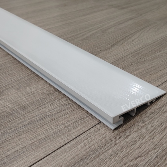 White Straight Aluminum Edge Trim for Cam-Lock Portable Dance Floors,EVERCO-Screw-Lock/Cam-Lock/Waterproof Portable Dance Floor for Rental Company Outdoor Indoor Wedding Hotel Events,White Straight Aluminum Edge Trim for Cam-Lock Portable Dance Floors