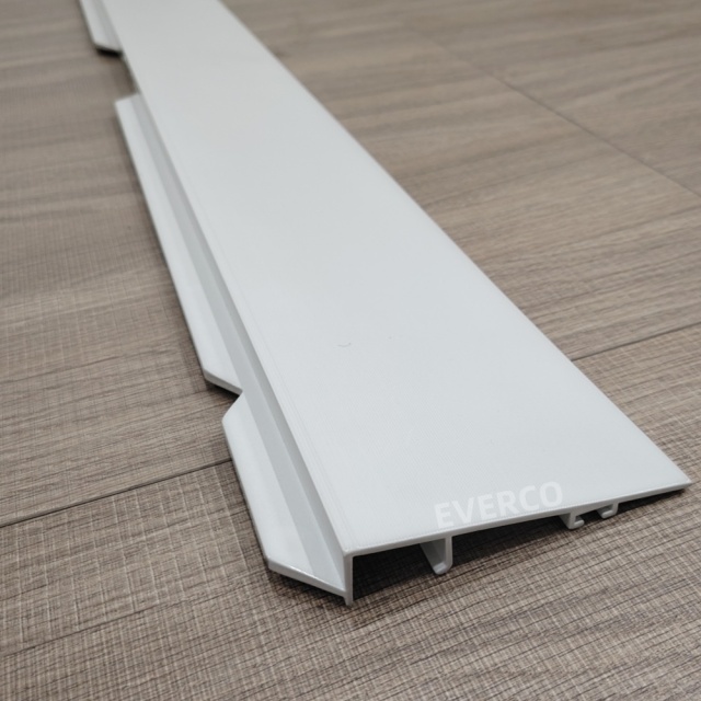 White Straight Aluminum Edge Trim for Cam-Lock Portable Dance Floors,EVERCO-Screw-Lock/Cam-Lock/Waterproof Portable Dance Floor for Rental Company Outdoor Indoor Wedding Hotel Events,White Straight Aluminum Edge Trim for Cam-Lock Portable Dance Floors