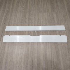 White Straight Aluminum Edge Trim for Cam-Lock Portable Dance Floors,EVERCO-Screw-Lock/Cam-Lock/Waterproof Portable Dance Floor for Rental Company Outdoor Indoor Wedding Hotel Events,White Straight Aluminum Edge Trim for Cam-Lock Portable Dance Floors