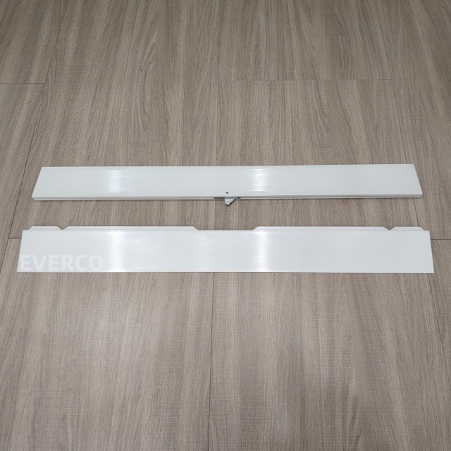 White Straight Aluminum Edge Trim for Cam-Lock Portable Dance Floors,EVERCO-Screw-Lock/Cam-Lock/Waterproof Portable Dance Floor for Rental Company Outdoor Indoor Wedding Hotel Events,White Straight Aluminum Edge Trim for Cam-Lock Portable Dance Floors