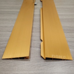 Gold Straight Aluminum Edge Trim for Cam-Lock Modular Dance Floor,EVERCO-Screw-Lock/Cam-Lock/Waterproof Portable Dance Floor for Rental Company Outdoor Indoor Wedding Hotel Events,Gold Straight Aluminum Edge Trim for Cam-Lock Dance Floor