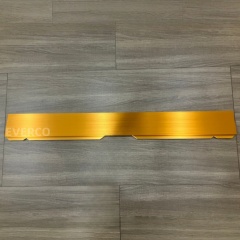 Gold Straight Aluminum Edge Trim for Cam-Lock Modular Dance Floor,EVERCO-Screw-Lock/Cam-Lock/Waterproof Portable Dance Floor for Rental Company Outdoor Indoor Wedding Hotel Events,Gold Straight Aluminum Edge Trim for Cam-Lock Dance Floor