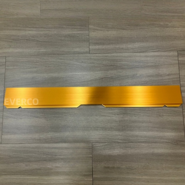 Gold Straight Aluminum Edge Trim for Cam-Lock Modular Dance Floor,EVERCO-Screw-Lock/Cam-Lock/Waterproof Portable Dance Floor for Rental Company Outdoor Indoor Wedding Hotel Events,Gold Straight Aluminum Edge Trim for Cam-Lock Dance Floor