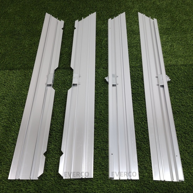 Silver Beveled Aluminum Edge for Cam Lock Dance Floor,EVERCO-Screw-Lock/Cam-Lock/Waterproof Portable Dance Floor for Rental Company Outdoor Indoor Wedding Hotel Events,Silver Beveled Aluminum Edge for Cam-Lock Dance Floor