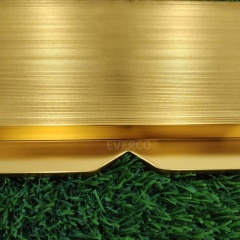 Gold Beveled Aluminum Edge for Cam-Lock Dance Floor Panels,EVERCO-Screw-Lock/Cam-Lock/Waterproof Portable Dance Floor for Rental Company Outdoor Indoor Wedding Hotel Events,Gold Beveled Aluminum Edge for Cam-Lock Dance Floor Panels