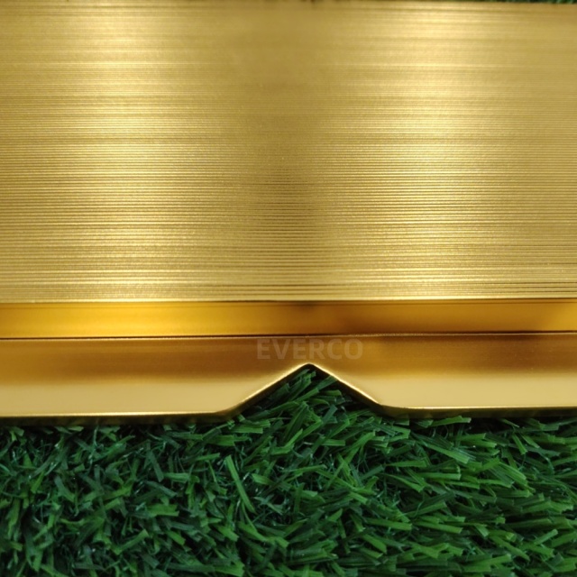 Gold Beveled Aluminum Edge for Cam-Lock Dance Floor Panels,EVERCO-Screw-Lock/Cam-Lock/Waterproof Portable Dance Floor for Rental Company Outdoor Indoor Wedding Hotel Events,Gold Beveled Aluminum Edge for Cam-Lock Dance Floor Panels