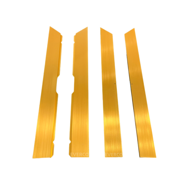 Gold Beveled Aluminum Edge for Cam-Lock Dance Floor Panels,EVERCO-Screw-Lock/Cam-Lock/Waterproof Portable Dance Floor for Rental Company Outdoor Indoor Wedding Hotel Events,Gold Beveled Aluminum Edge for Cam-Lock Dance Floor Panels