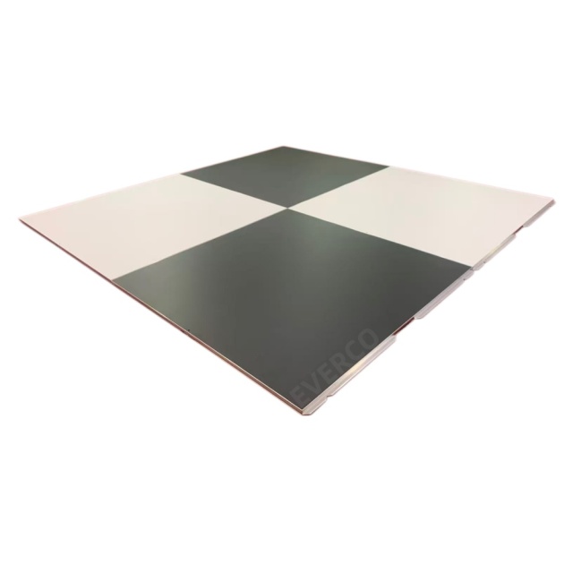 Black White Checkered Portable Dance Floor for Wedding Events,EVERCO-Screw-Lock/Cam-Lock/Waterproof Portable Dance Floor for Rental Company Outdoor Indoor Wedding Hotel Events,Black White Checkered Portable Dance Floor for Wedding Events