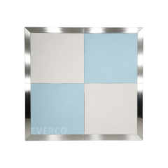 Blue White Checkered Portable Modular Dance Floor for Weddings,EVERCO-Screw-Lock/Cam-Lock/Waterproof Portable Dance Floor for Rental Company Outdoor Indoor Wedding Hotel Events,Blue White Portable Modular Dance Floor for Wedding Events