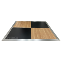 Waterproof Wood Black Cam-Lock Portable Modular Dance Floor for Outdoor Events,EVERCO-Screw-Lock/Cam-Lock/Waterproof Portable Dance Floor for Rental Company Outdoor Indoor Wedding Hotel Events,Waterproof Wood Black Cam-Lock Portable Modular Dance Floor