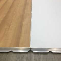 Waterproof Black White Maple Wood Color-Block Dance Floor,EVERCO-Screw-Lock/Cam-Lock/Waterproof Portable Dance Floor for Rental Company Outdoor Indoor Wedding Hotel Events,Waterproof Black White Maple Wood Color-Block Dance Floor