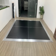 Waterproof Matte Black Cam-Lock Portable Modular Dance Floor,EVERCO-Screw-Lock/Cam-Lock/Waterproof Portable Dance Floor for Rental Company Outdoor Indoor Wedding Hotel Events,Waterproof Matte Black Cam-Lock Portable Modular Dance Floor