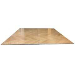 Oak Wood Veneer Screw Lock Portable Dance Floor for Events,EVERCO-Screw-Lock/Cam-Lock/Waterproof Portable Dance Floor for Rental Company Outdoor Indoor Wedding Hotel Events,Oak Wood Veneer Screw Lock Portable Dance Floor for Events