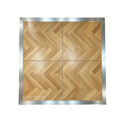 Oak Wood Veneer Screw Lock Portable Dance Floor for Events,EVERCO-Screw-Lock/Cam-Lock/Waterproof Portable Dance Floor for Rental Company Outdoor Indoor Wedding Hotel Events,Oak Wood Veneer Screw Lock Portable Dance Floor for Events