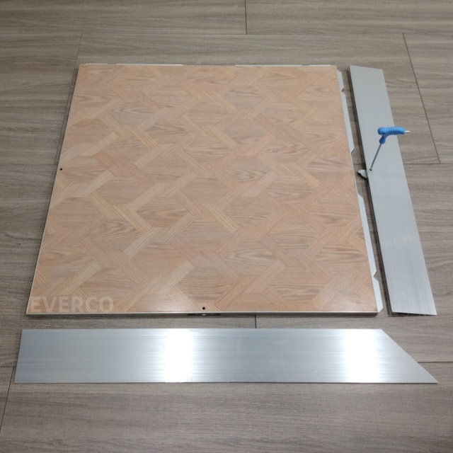Parquet Wood Veneer Cam-Lock Portable Dance Floor,EVERCO-Screw-Lock/Cam-Lock/Waterproof Portable Dance Floor for Rental Company Outdoor Indoor Wedding Hotel Events,Parquet Wood Veneer Cam-Lock Portable Dance Floor