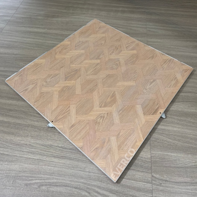 Parquet Wood Veneer Cam-Lock Portable Dance Floor,EVERCO-Screw-Lock/Cam-Lock/Waterproof Portable Dance Floor for Rental Company Outdoor Indoor Wedding Hotel Events,Parquet Wood Veneer Cam-Lock Portable Dance Floor