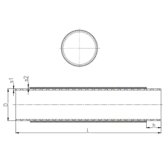 FRP/PVC-C、FRP/PVC-U玻璃钢包覆管 DN15-600国标