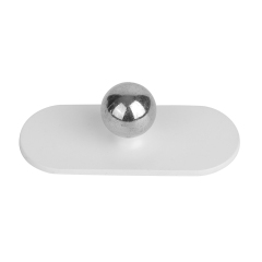 Oval magnetic mounting base for sticking the light to walls or furniture.