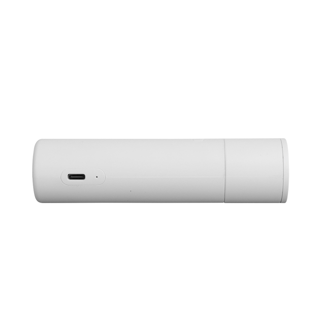 Close-up of the integrated Type-C USB charging port on the lamp body.