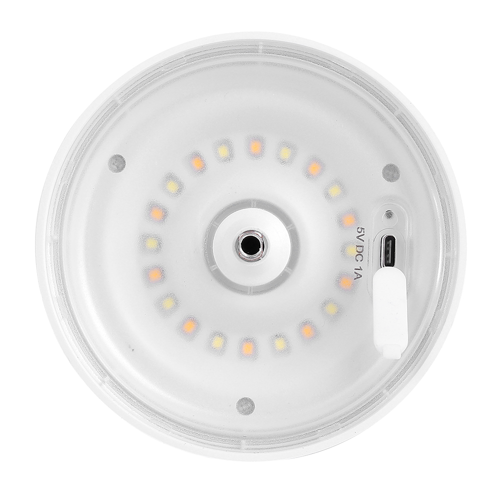 Internal 36pcs LED beads and Type-C charging port details of cordless lamp