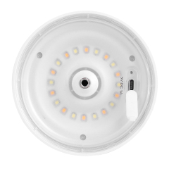 Internal 36pcs LED beads and Type-C charging port details of cordless lamp
