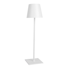 Modern white LED night lamp full view, dimmable cordless lighting manufacturer