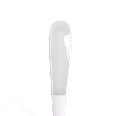 Close-up of 14 LED panel providing bright white task lighting for reading.