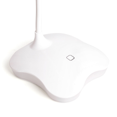 Top view of the star-shaped lamp base with sensitive touch sensor switch.