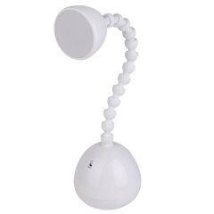 LED reading lamp with sensitive touch sensor switch and 3-level dimming for professional workspace.