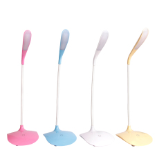 Wholesale flexible LED desk lamps in multiple colors for office use.