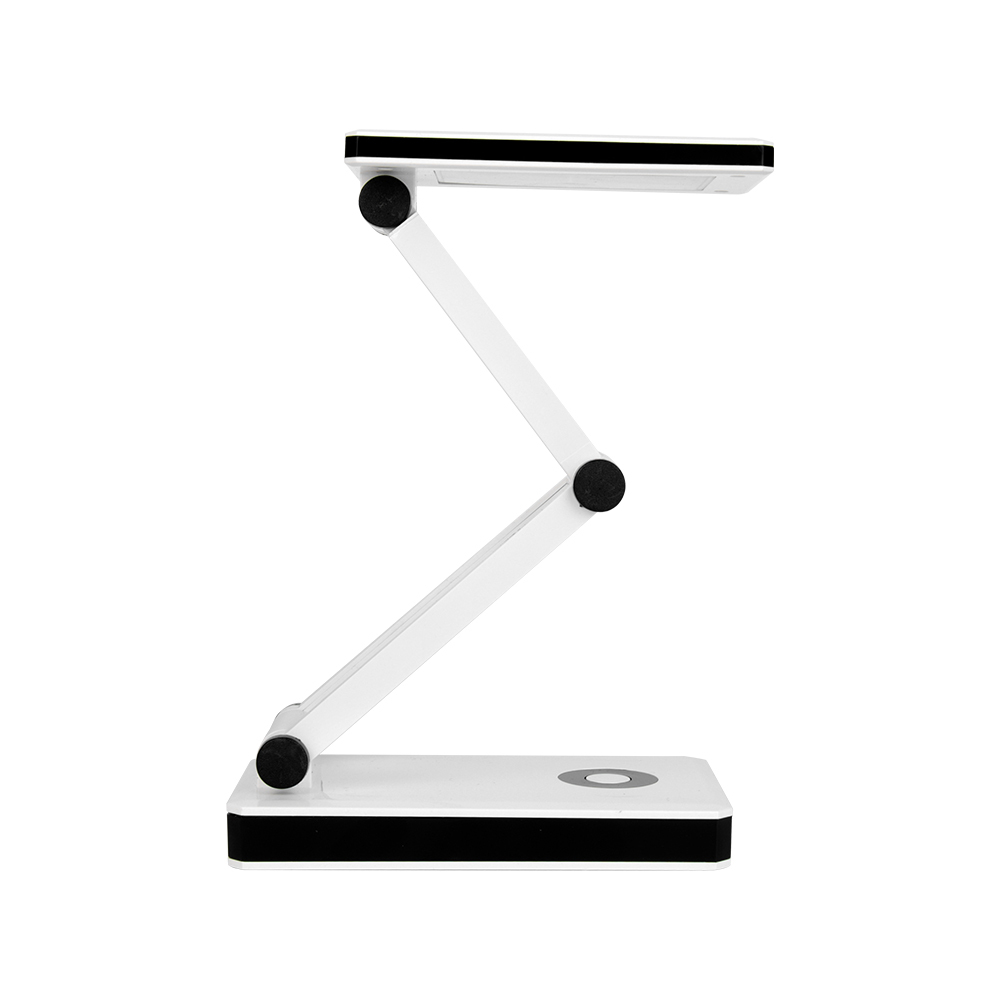 Z-shape adjustable folding LED reading lamp showing flexible structural design for OEM projects.