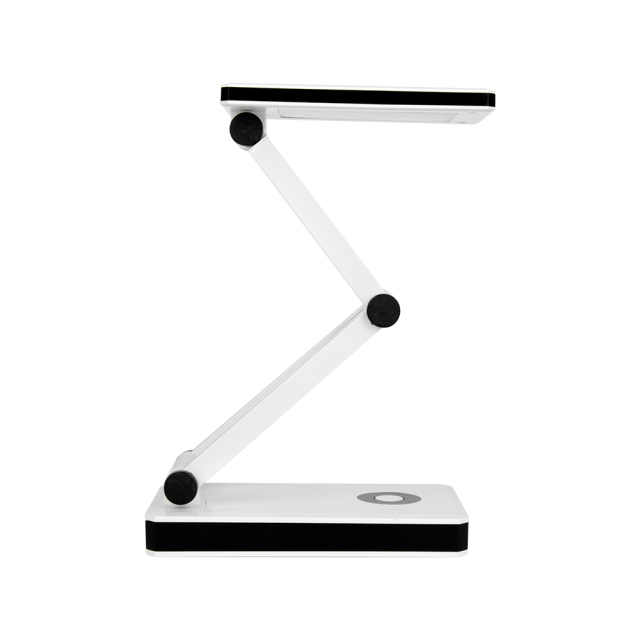 Z-shape adjustable folding LED reading lamp showing flexible structural design for OEM projects.