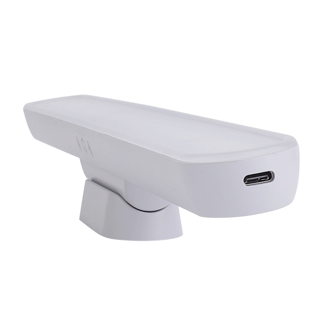 Close-up shot of the side profile focusing on the integrated Type-C charging port of the portable bar lamp
