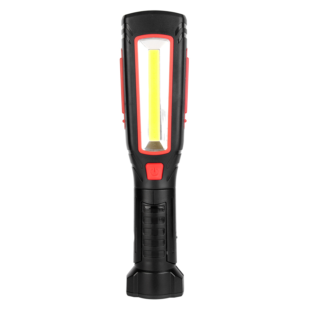 Front view of the multifunctional LED work light highlighting the wide front COB lighting panel.