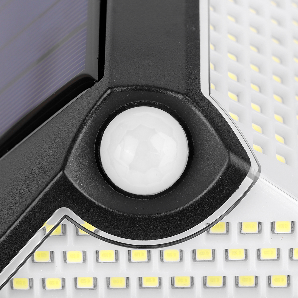 Close-up view of the PIR motion sensor dome and high-density LED light beads.