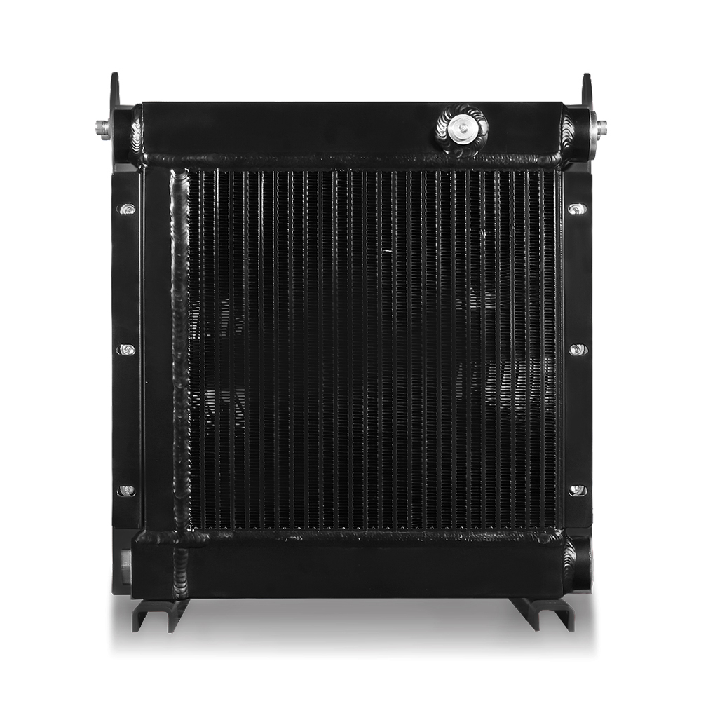 DXF Ultra-Slim Compact Explosion-Proof Air-Cooled Oil Cooler with Built-in Pressure Relief Valve, suitable for the marine, petrochemical, oil extraction, and coal mining industries, and compliant with EXdI, EXdII, and MA standards
