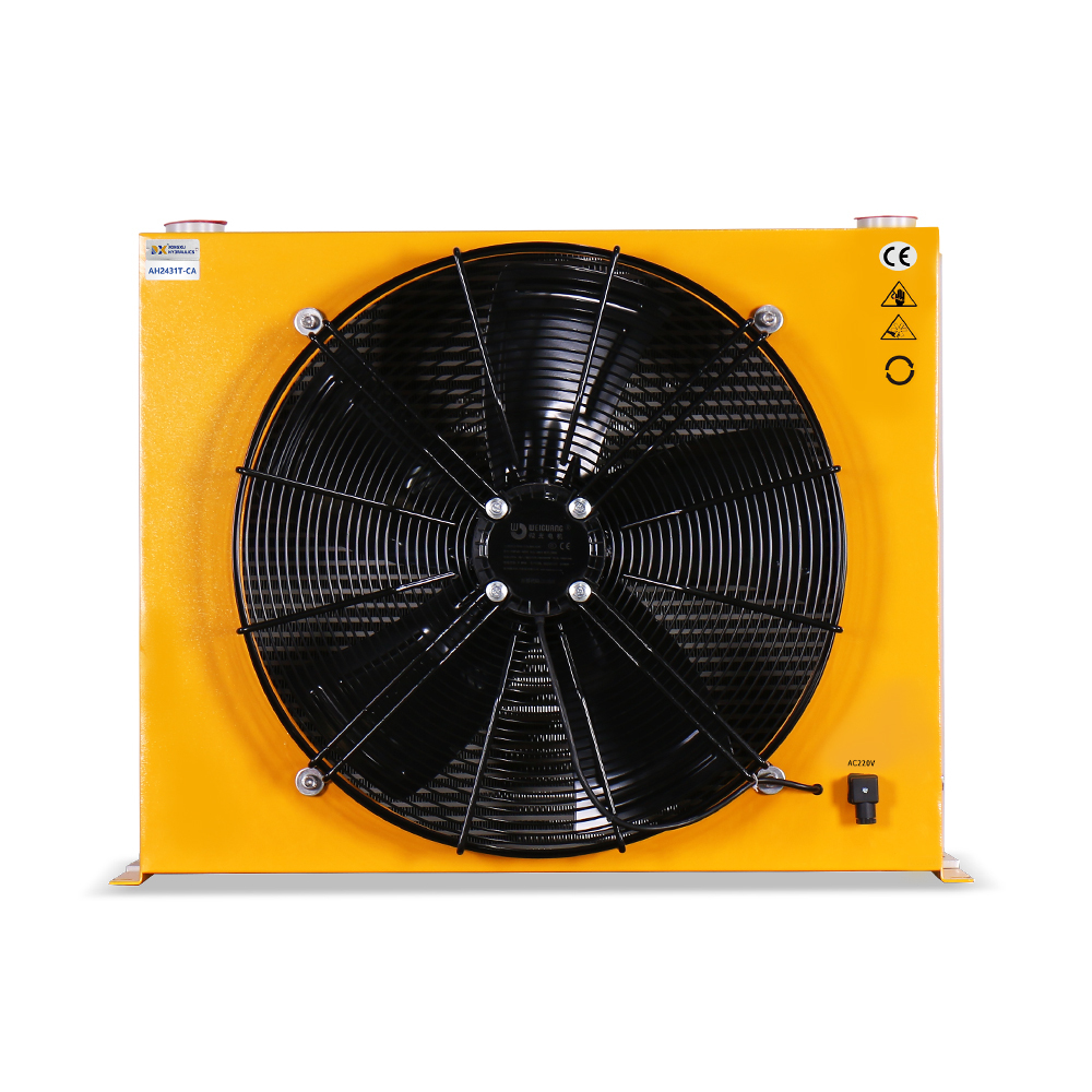 High-Flow Hydraulic Oil Cooler AH2341T-CA, aluminum alloy air-cooled heat exchanger; suitable for heavy industry, metallurgy, and construction machinery