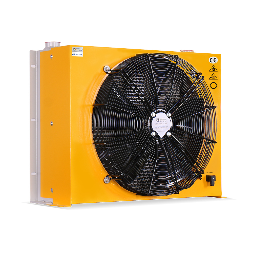 High-Flow Hydraulic Oil Cooler AH2341T-CA, aluminum alloy air-cooled heat exchanger; suitable for heavy industry, metallurgy, and construction machinery