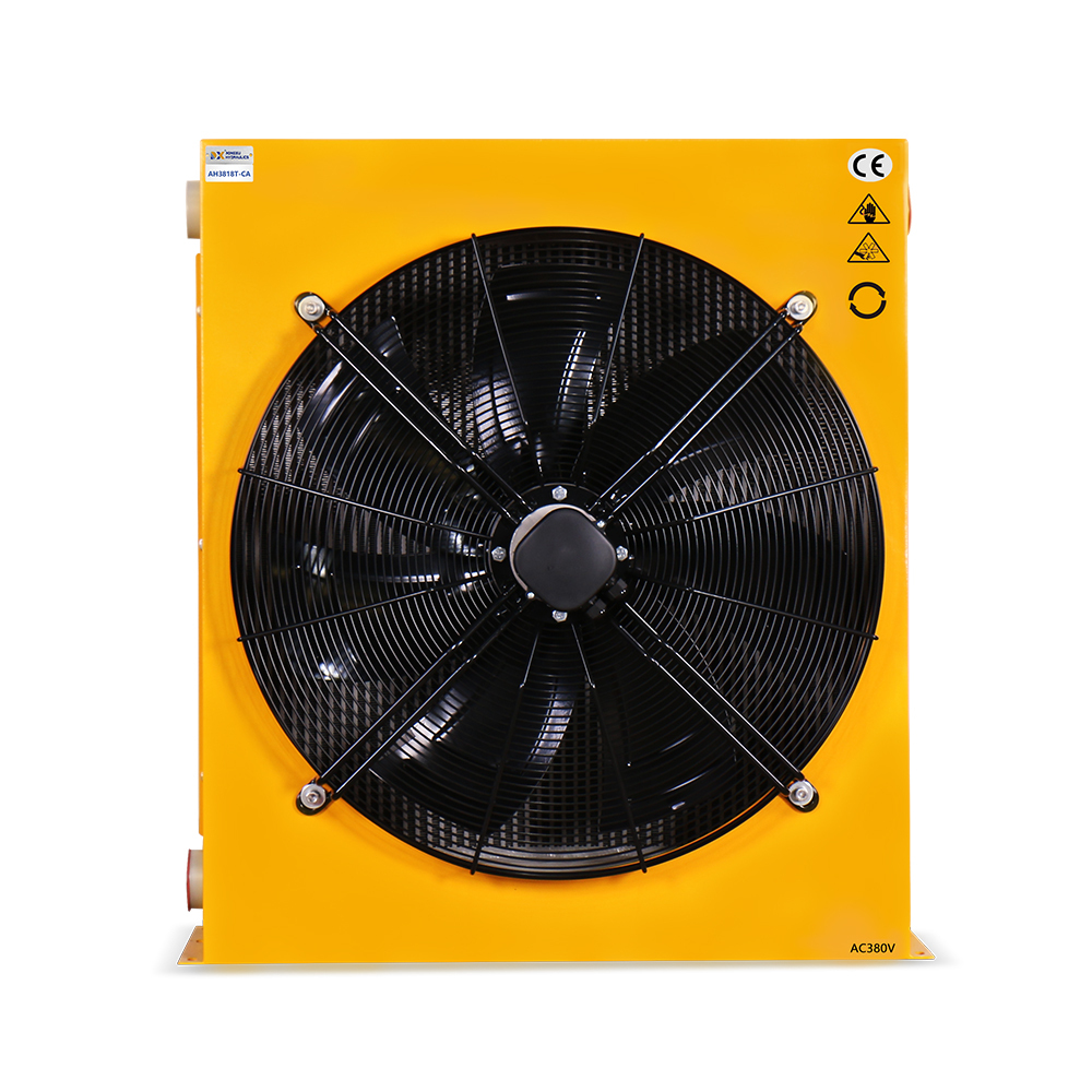 AH3818T-CA Industrial High-Flow Air-Cooled Hydraulic Oil Cooler, suitable for heavy machinery and large hydraulic power units
