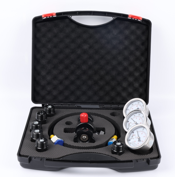 Multifunctional 7-in-1 Portable Hydraulic Accumulator Nitrogen Charging Tool with Pressure Gauge