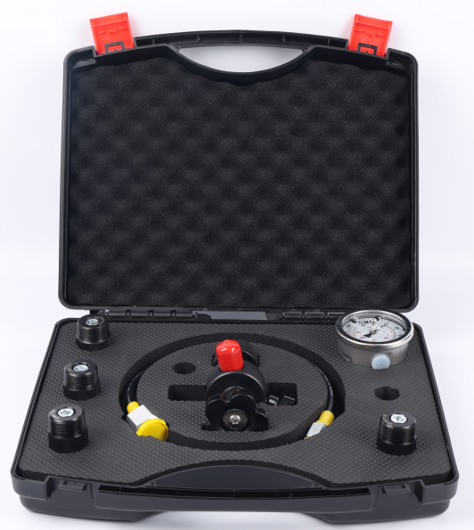 Multifunctional 7-in-1 Portable Hydraulic Accumulator Nitrogen Charging Tool with Pressure Gauge