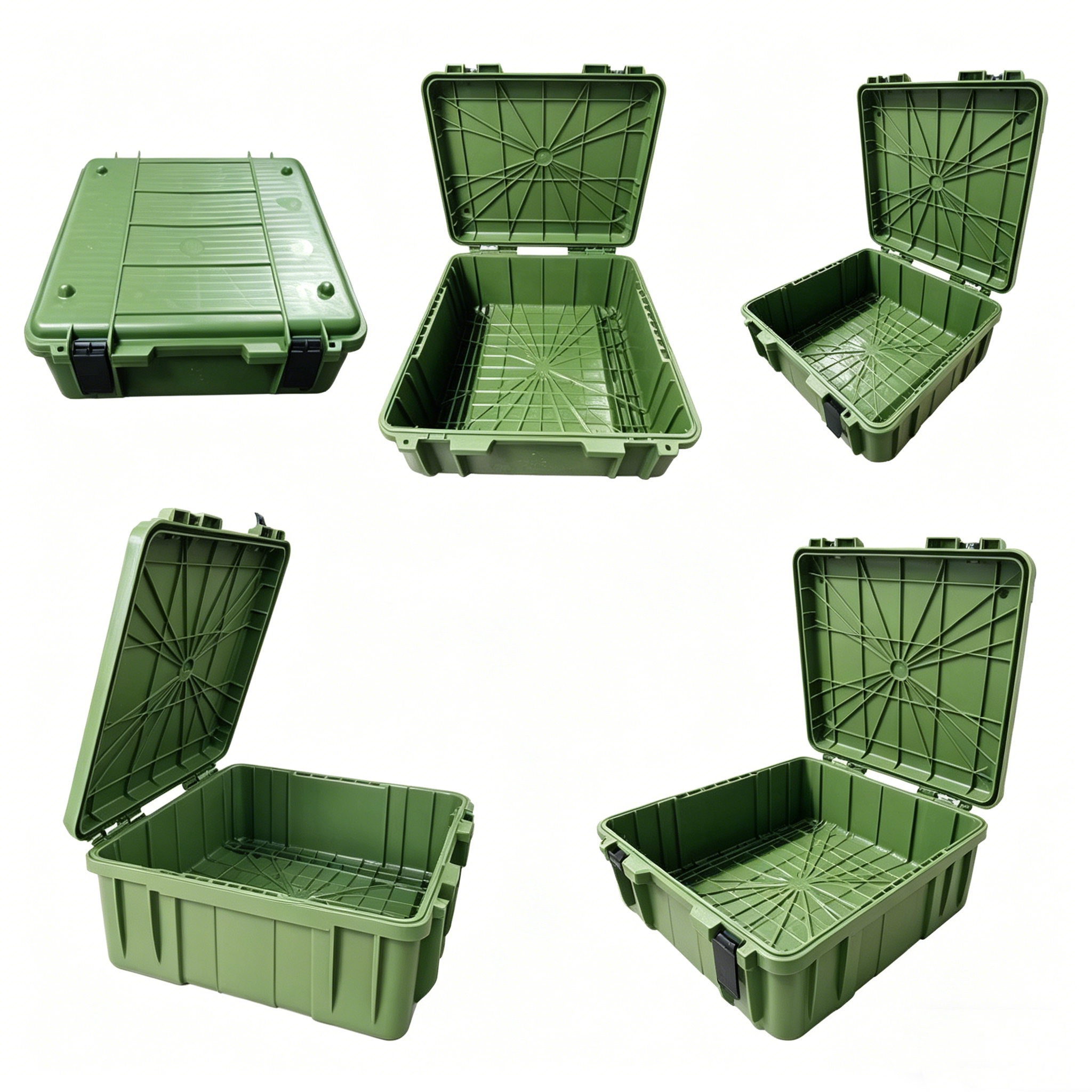 Military Green, Thickened, Shockproof, Multifunctional Plastic Tool Box,MY SHOP,Military Green, Thickened, Shockproof, Multifunctional Plastic Tool Box