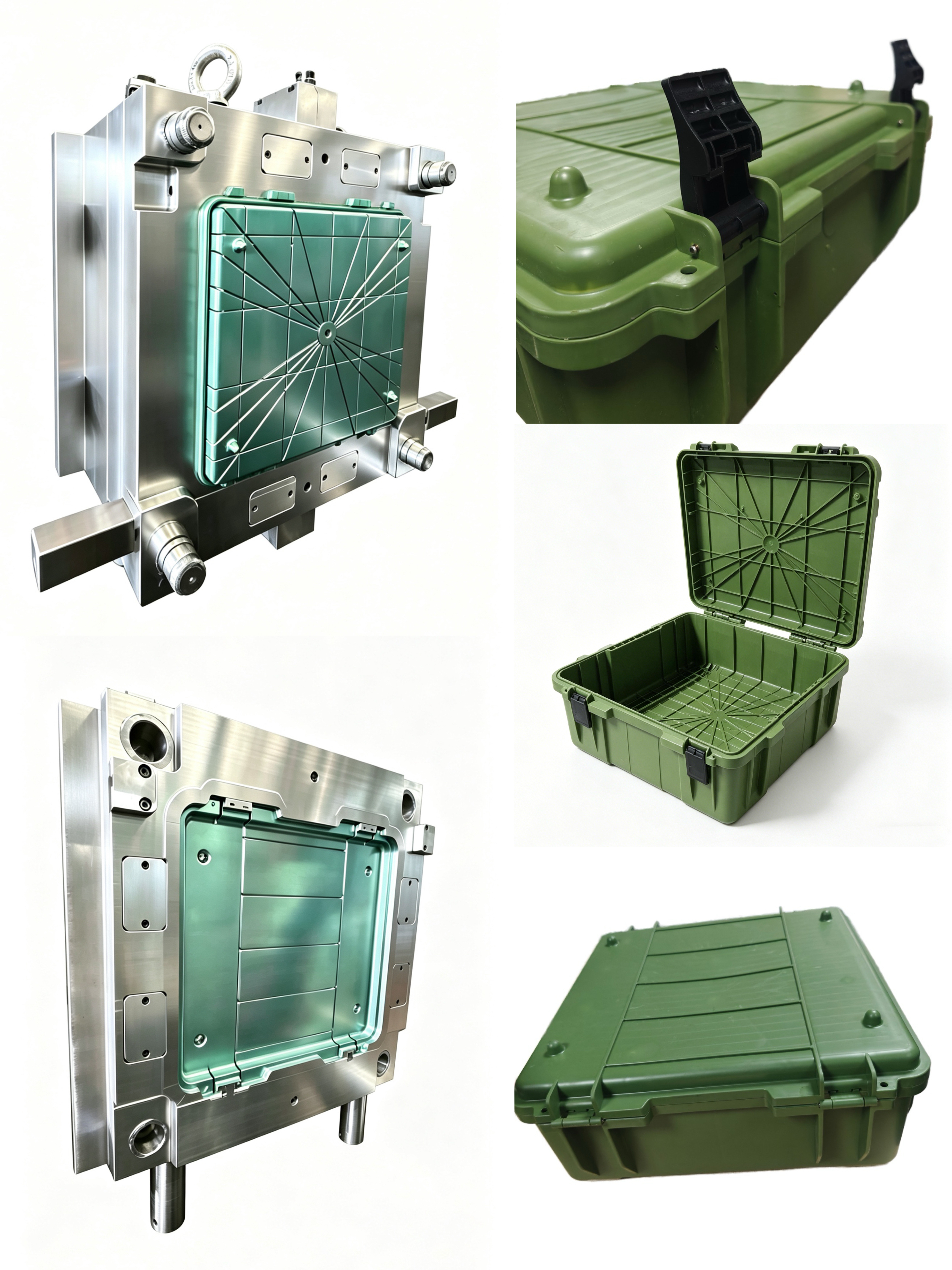 Military Green, Thickened, Shockproof, Multifunctional Plastic Tool Box,ycliyue,Military Green, Thickened, Shockproof, Multifunctional Plastic Tool Box