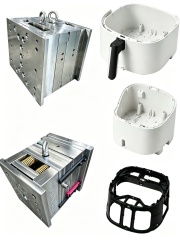 Plastic Air Fryer Housing for Small Home Appliances,ycliyue,Injection Molded Plastic Air Fryer Casing