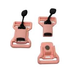 Black/White/Transparent Magnetic Plastic Buckle for Webbing,ycliyue,Black/White/Transparent Magnetic Plastic Buckle for Webbing