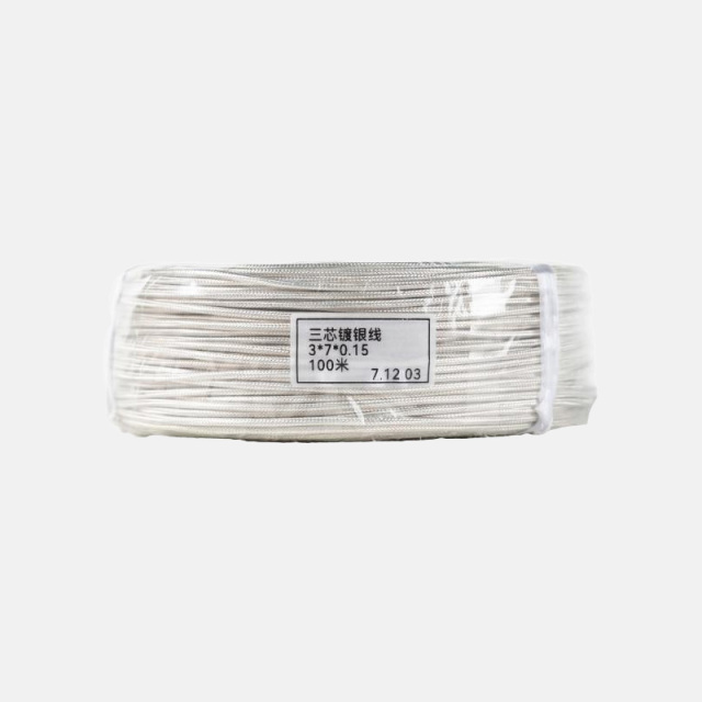 PT100 three-core shielded wire with a diameter of 3*7*0.15mm