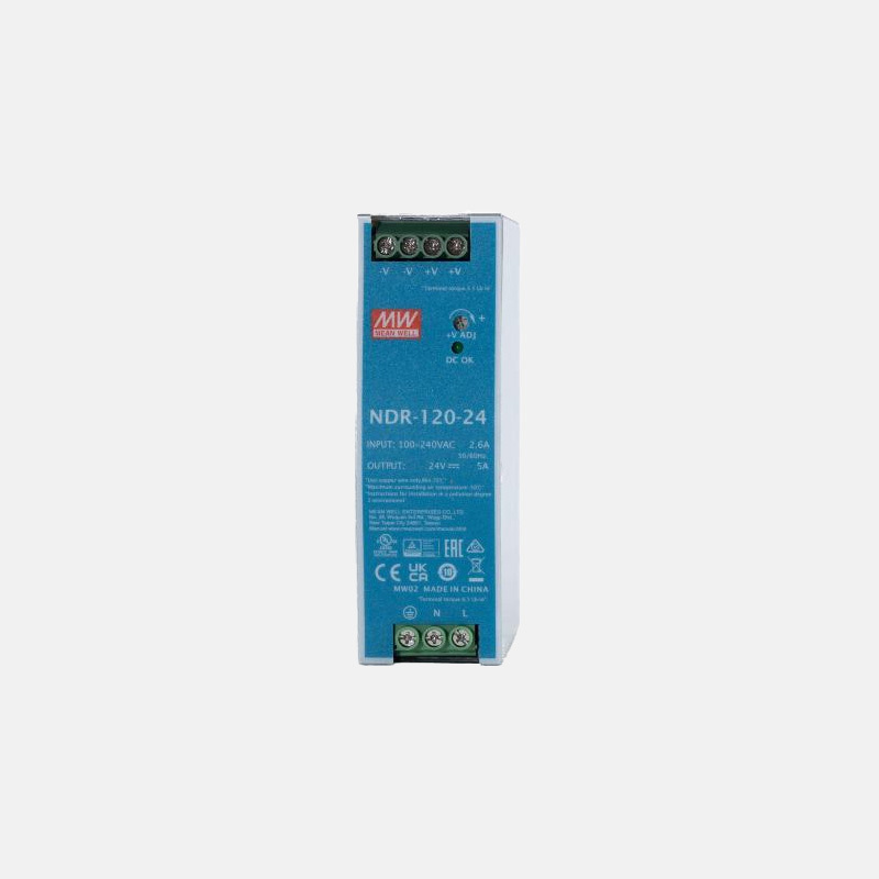 Guide rail installation power supply NDR-120-24